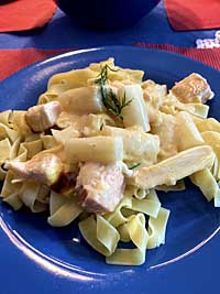 Spargel-Lachs-Gratin